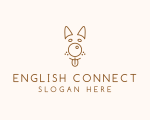 Pet Brown Dog logo design