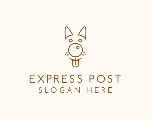 Pet Brown Dog logo design