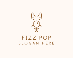 Pet Brown Dog logo design