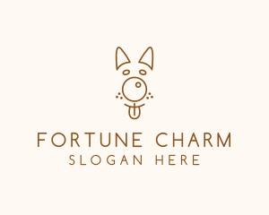 Pet Brown Dog logo design