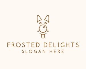 Pet Brown Dog logo design