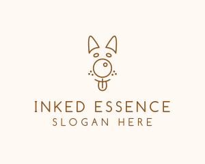 Pet Brown Dog logo design