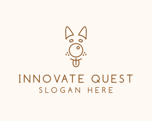 Pet Brown Dog logo design