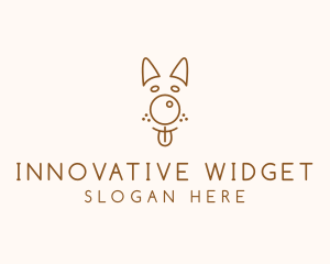 Pet Brown Dog logo design