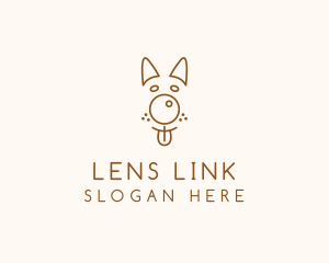 Pet Brown Dog logo design