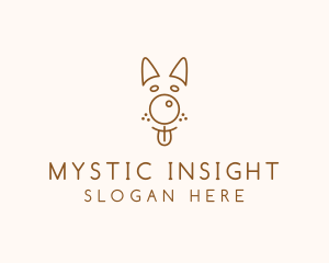 Pet Brown Dog logo design