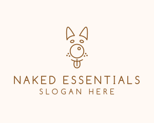 Pet Brown Dog logo design