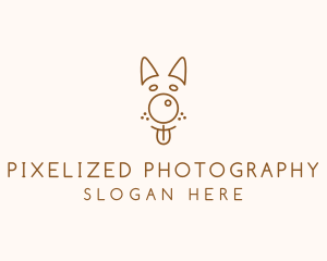 Pet Brown Dog logo design