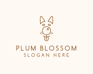 Pet Brown Dog logo design