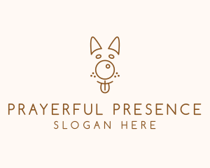 Pet Brown Dog logo design