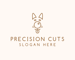 Pet Brown Dog logo design