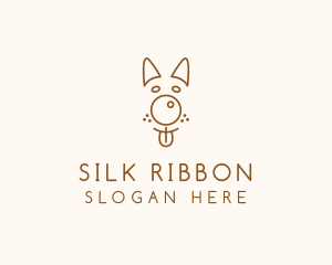 Pet Brown Dog logo design