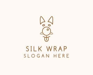 Pet Brown Dog logo design