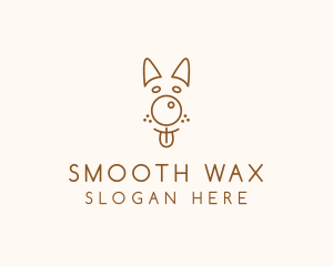 Pet Brown Dog logo design