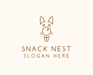 Pet Brown Dog logo design