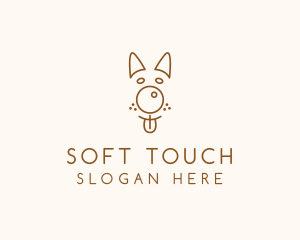 Pet Brown Dog logo design