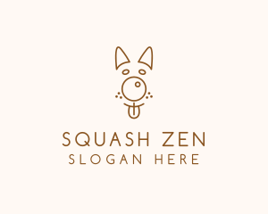 Pet Brown Dog logo design