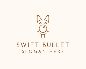 Pet Brown Dog logo design