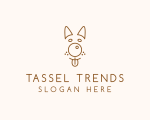 Pet Brown Dog logo design