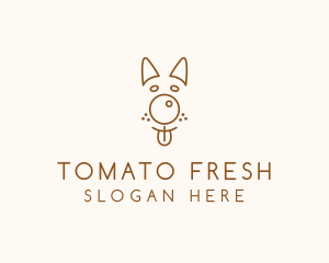 Pet Brown Dog logo design