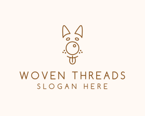 Pet Brown Dog logo design