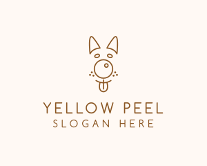 Pet Brown Dog logo design