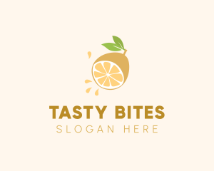 Lemon Fruit Slice logo