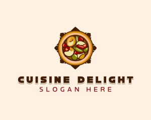 Curry Dining Cuisine logo design