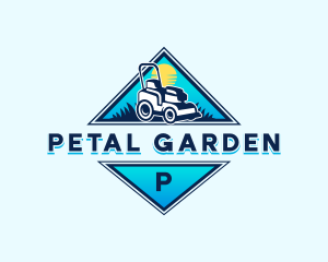 Lawn Mower Landscaping logo design