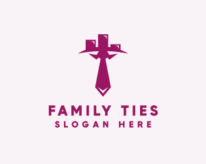 City Tie Businessman logo design
