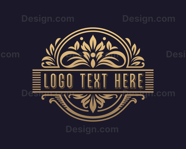 Floral Boutique Wedding Logo