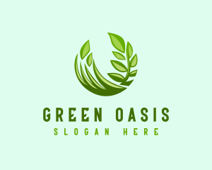 Grassy Gardening Landscape logo