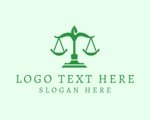 Organic Leaf Scale logo