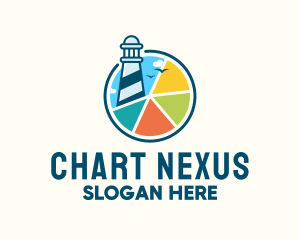 Colorful Lighthouse Chart logo