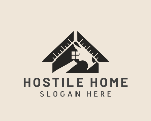 Home Hammer Construction logo design