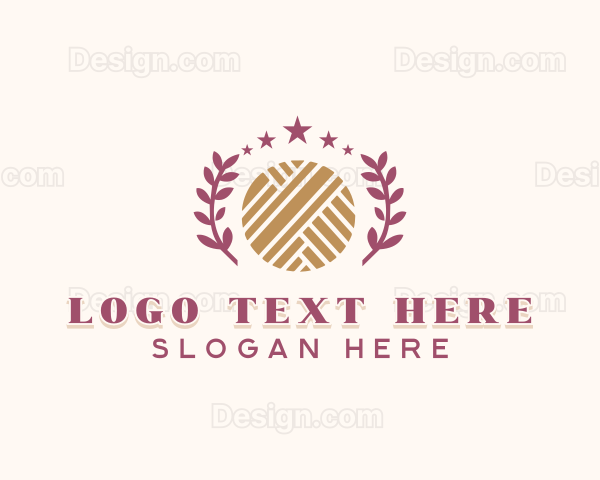 Yarn Textile Weaving Logo