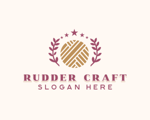 Yarn Textile Weaving logo design