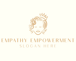 Empress Beauty Queen Cosmetics logo design