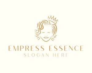 Empress Beauty Queen Cosmetics logo design