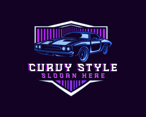 Automotive Muscle Car logo design