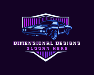 Automotive Muscle Car logo design