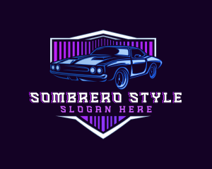 Automotive Muscle Car logo design