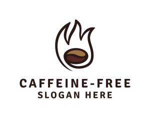 Fire Coffee Bean Roaster logo design