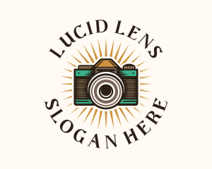Creative Camera Lens logo design