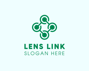 Business Tech Link Circuit logo design