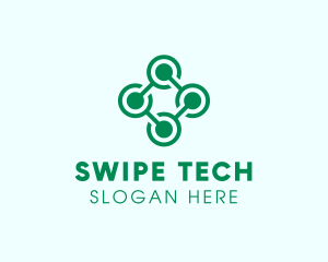 Business Tech Link Circuit logo design