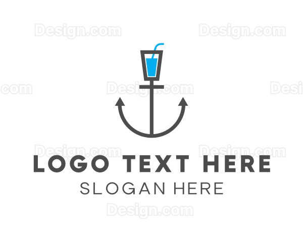 Marine Anchor Drink Logo