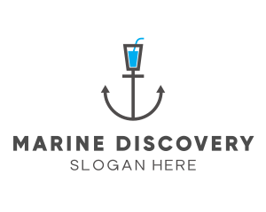 Marine Anchor Drink logo design