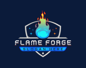 Thermal Fire Ice logo design