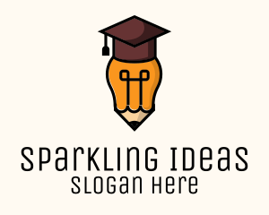 Bulb Graduate Pencil Academic logo